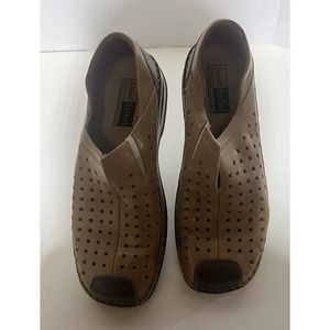 JOSEF SEIBEL SLIP ON Brown LEATHER SIZE 41‎ Us Men 8